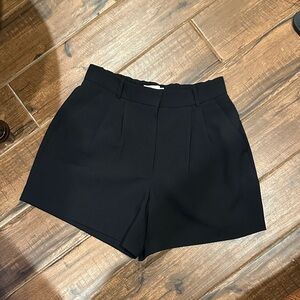 Abercrombie & Fitch Sloane Black High Waist Shorts